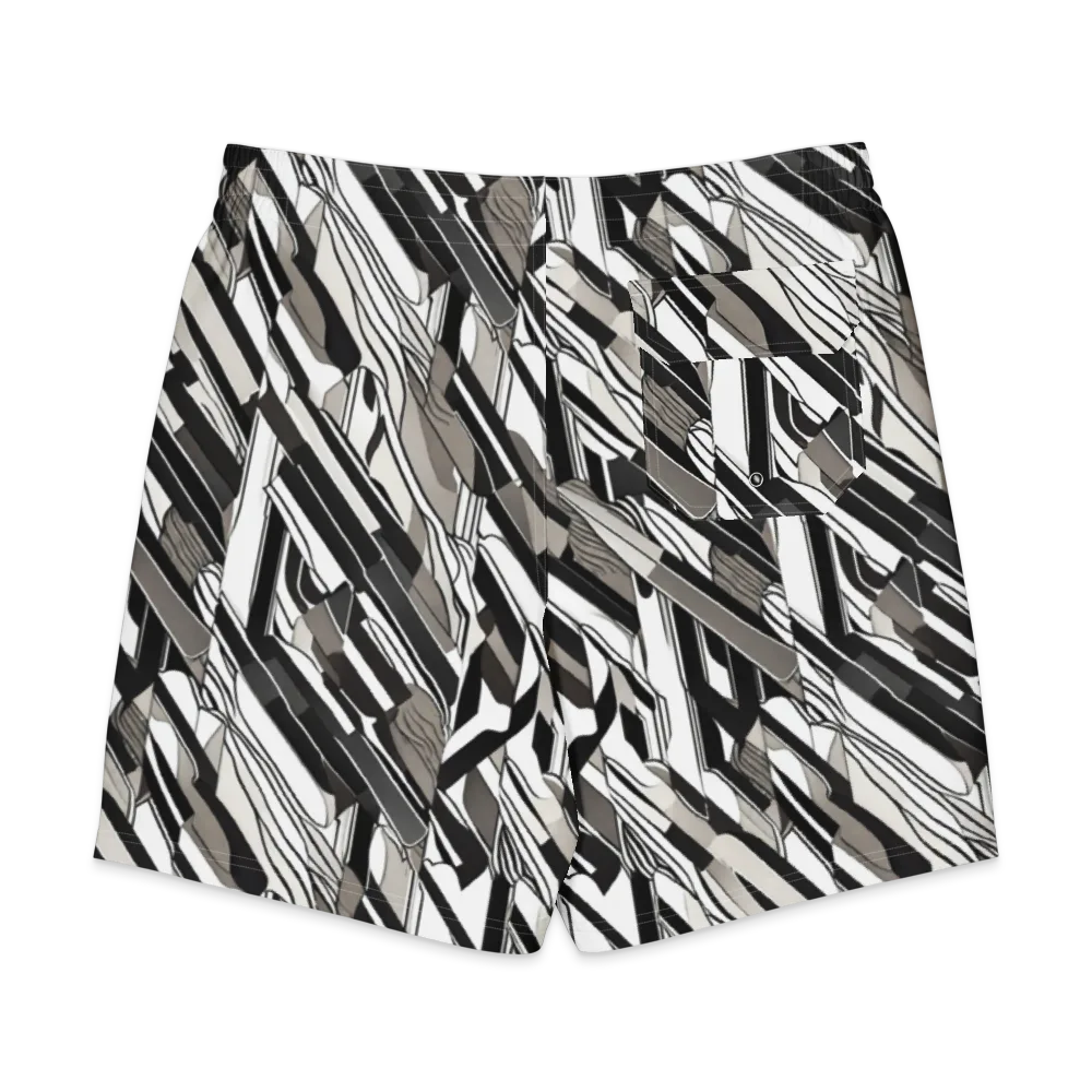 Piano Drift on Men's Board Shorts — Back