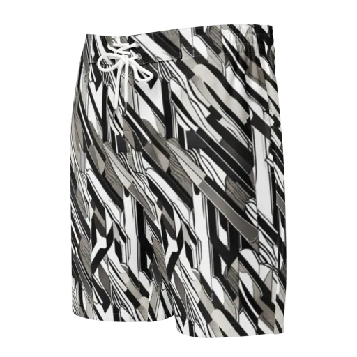 Piano Drift on a Men's Board Shorts