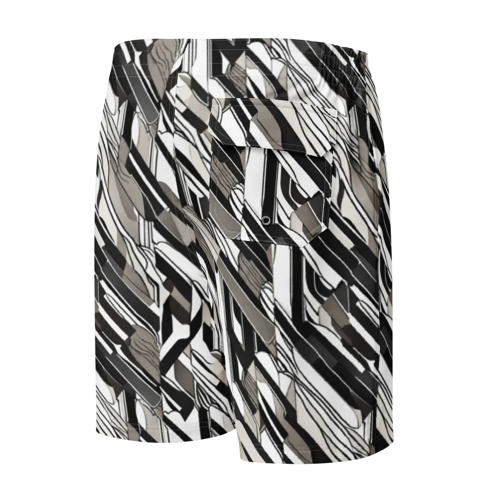 Piano Drift on Men's Board Shorts — Back