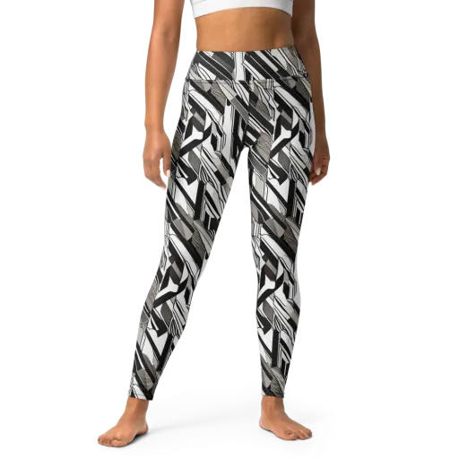 Piano Drift on a Yoga Leggings