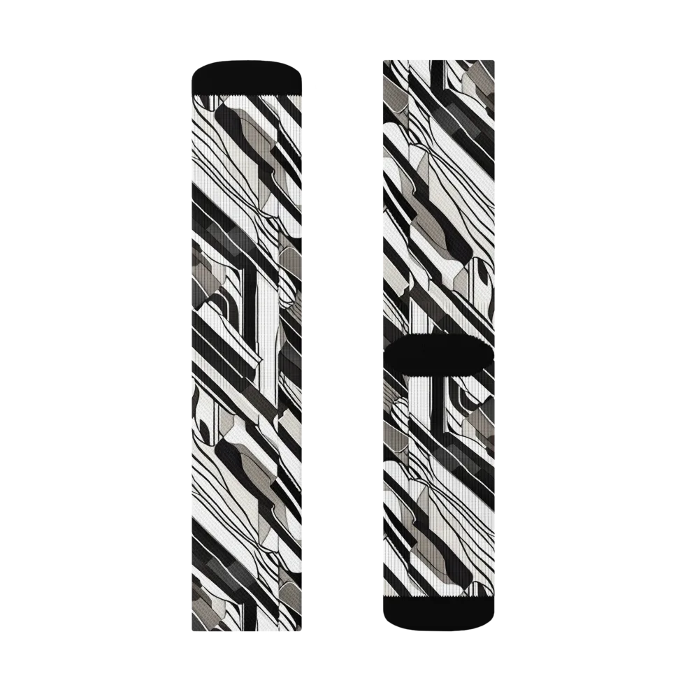 Piano Drift on Socks — Left Sock