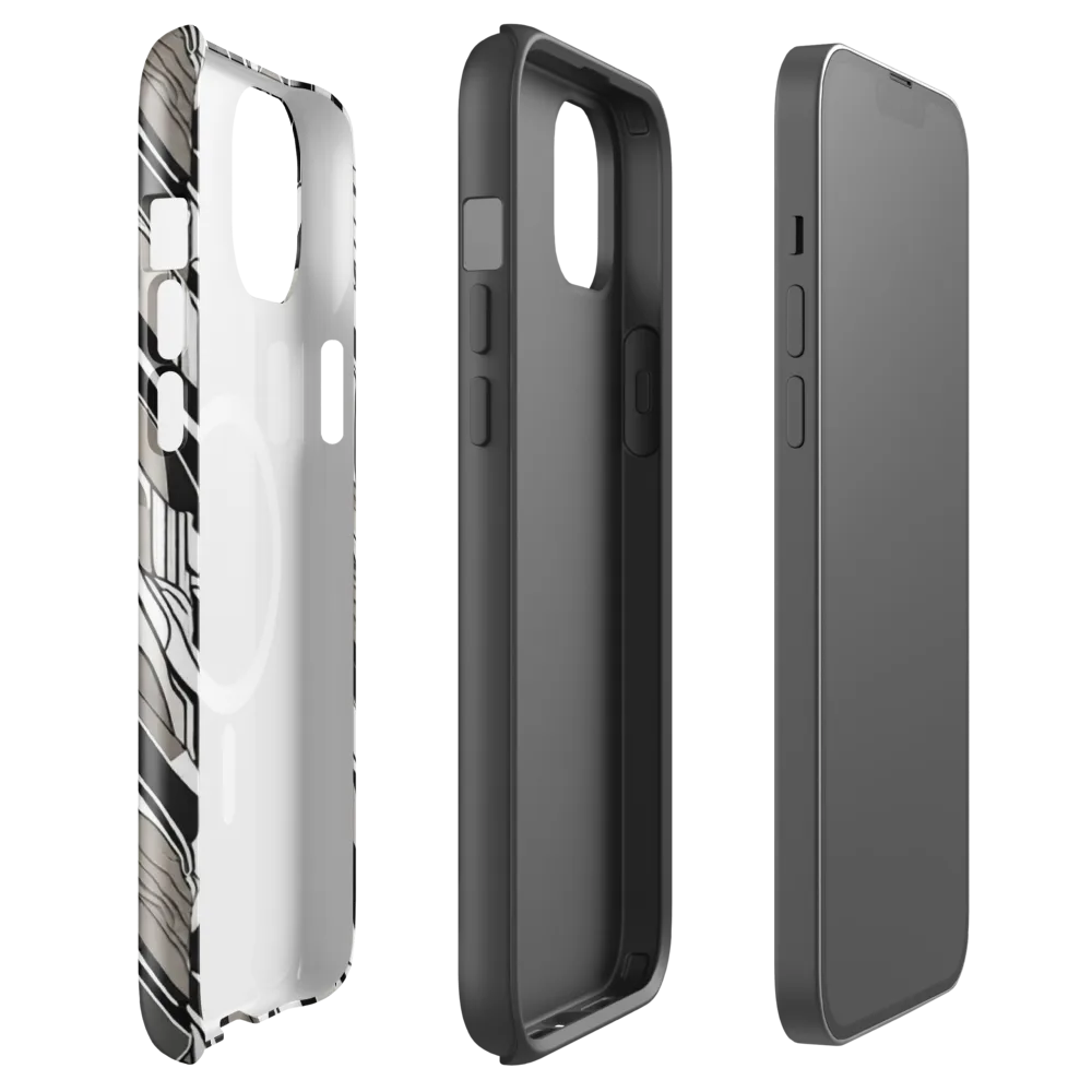 Piano Drift on MagSafe Tough Case for iPhone® — Front