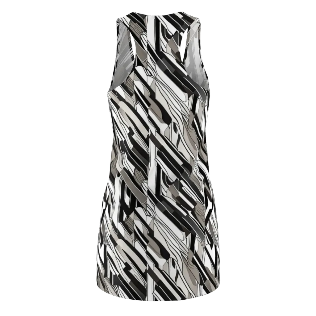 Piano Drift on Racerback Dress — Back