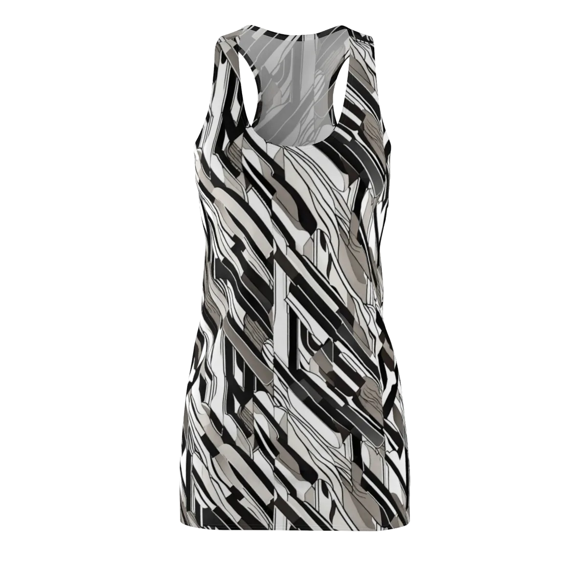 Piano Drift on Racerback Dress — Front