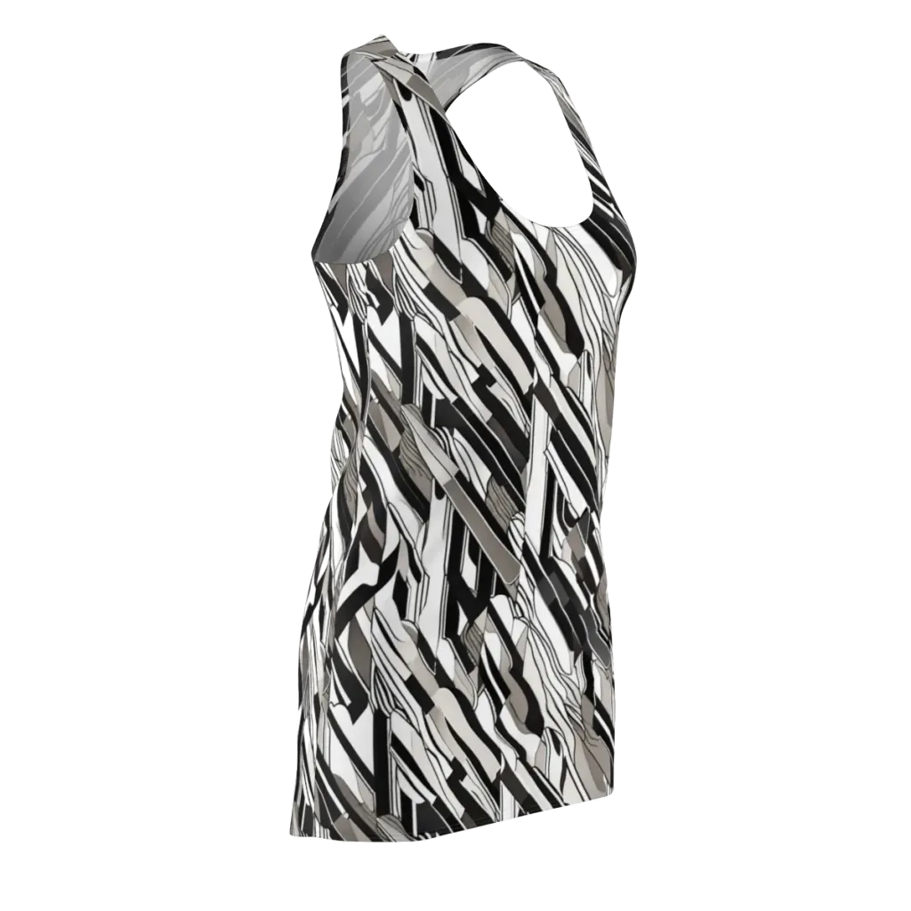Piano Drift on Racerback Dress — Front Side