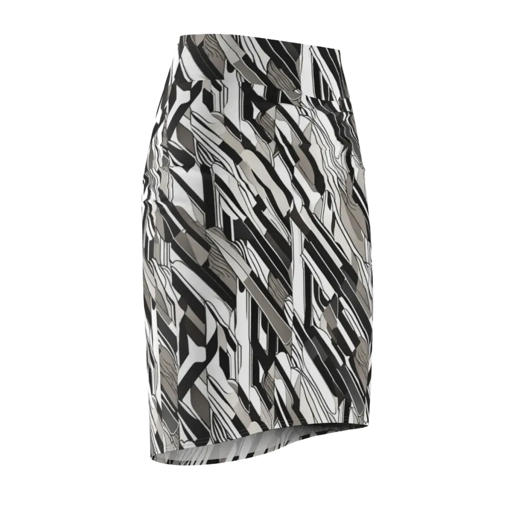Piano Drift on Pencil Skirt — Front Side