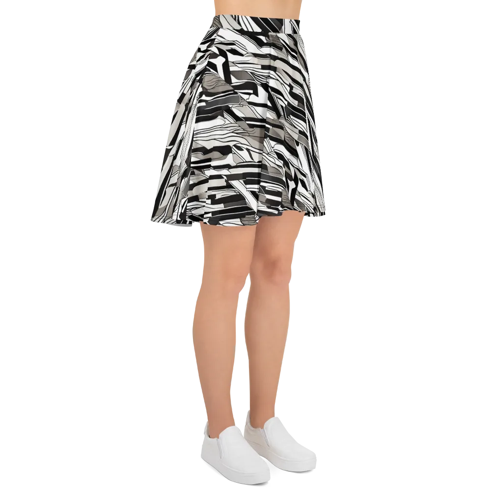 Piano Drift on Skater Skirt — Right