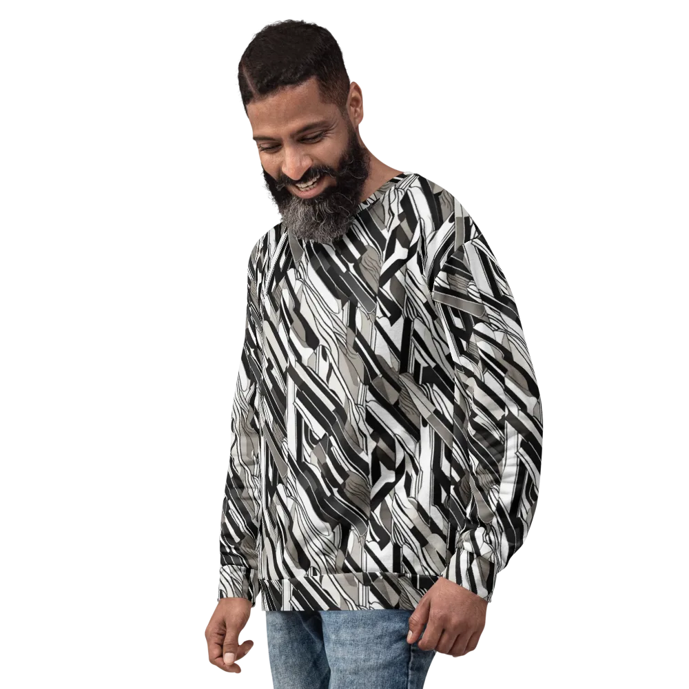 Piano Drift on Sweatshirt — Left Front
