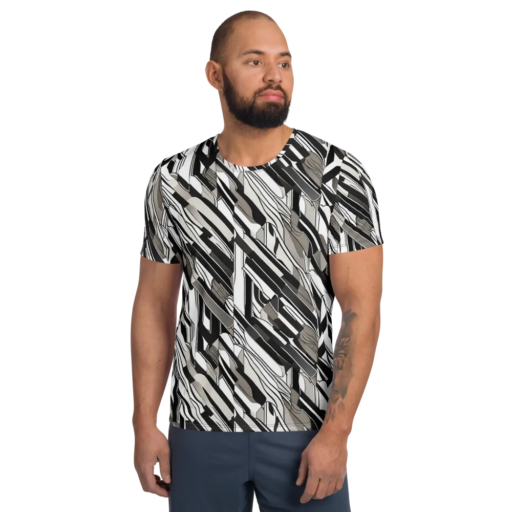 Piano Drift on Men's Athletic T-Shirt — Front