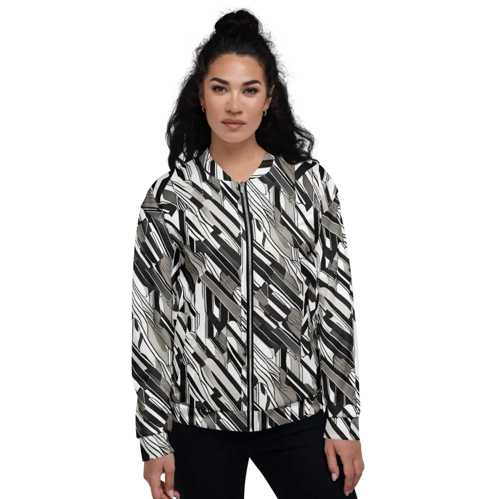 Piano Drift on Bomber Jacket — Front