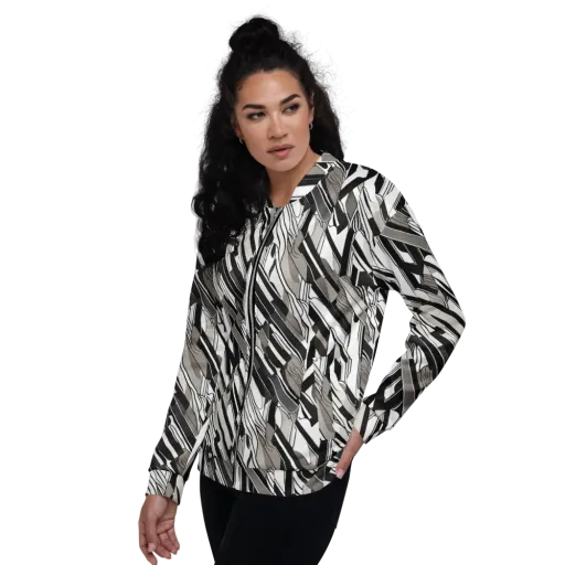Piano Drift on a Bomber Jacket