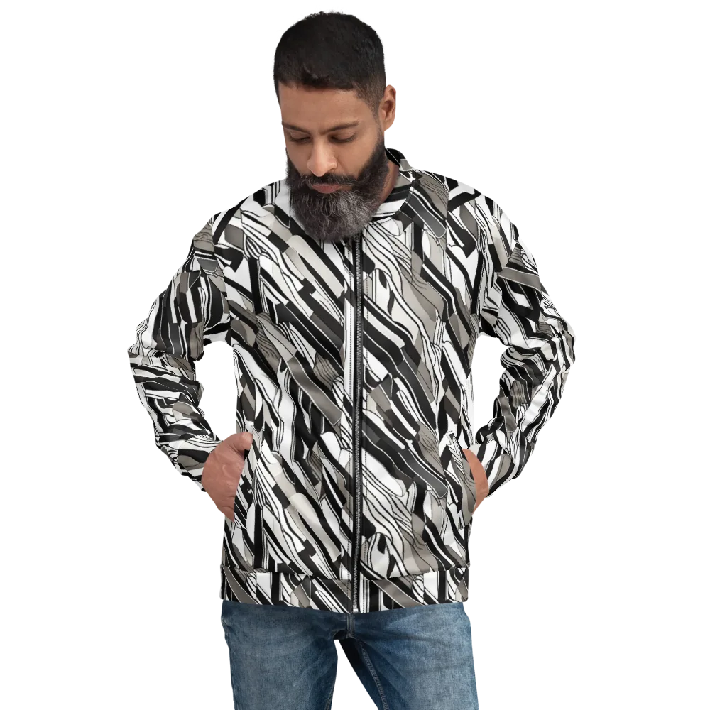 Piano Drift on Bomber Jacket — Front
