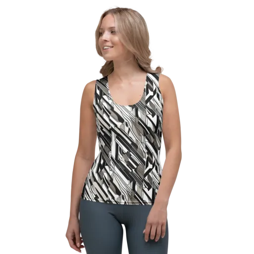 Piano Drift on a Women's Tank Top