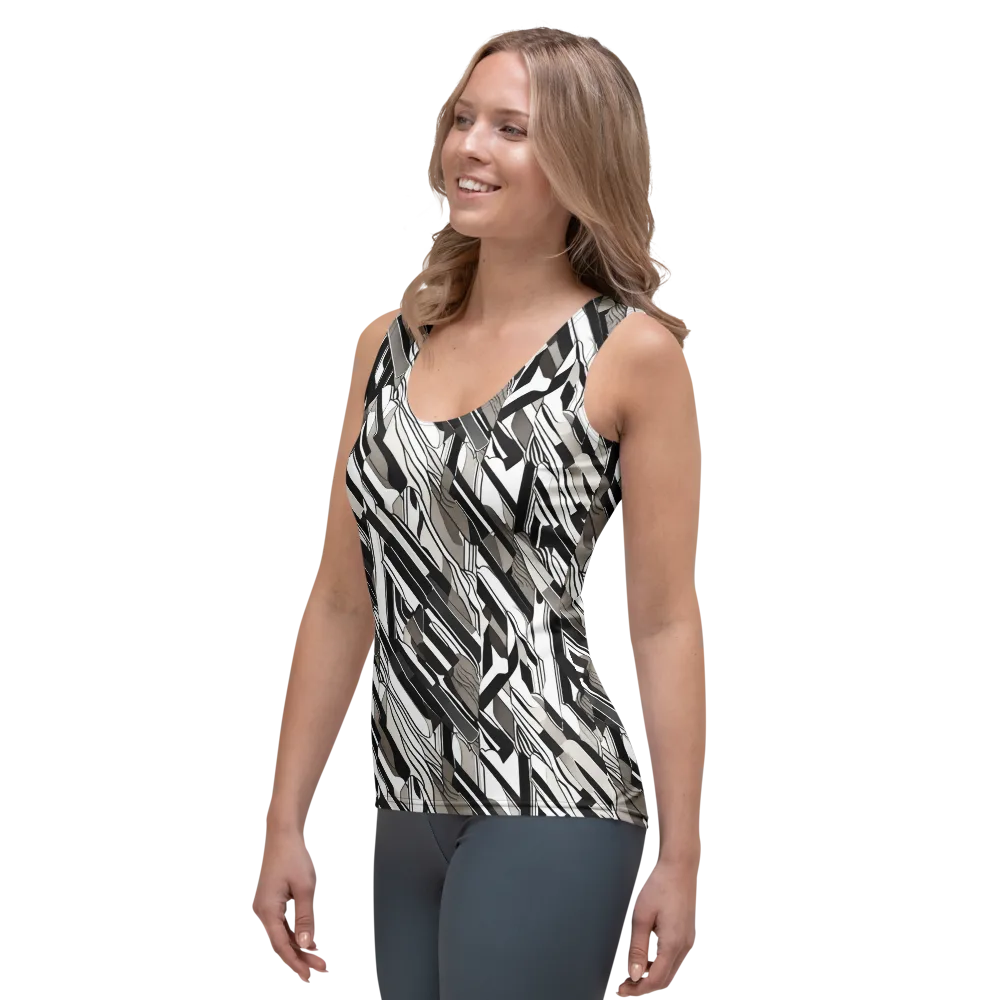 Piano Drift on Women's Tank Top — Left Front