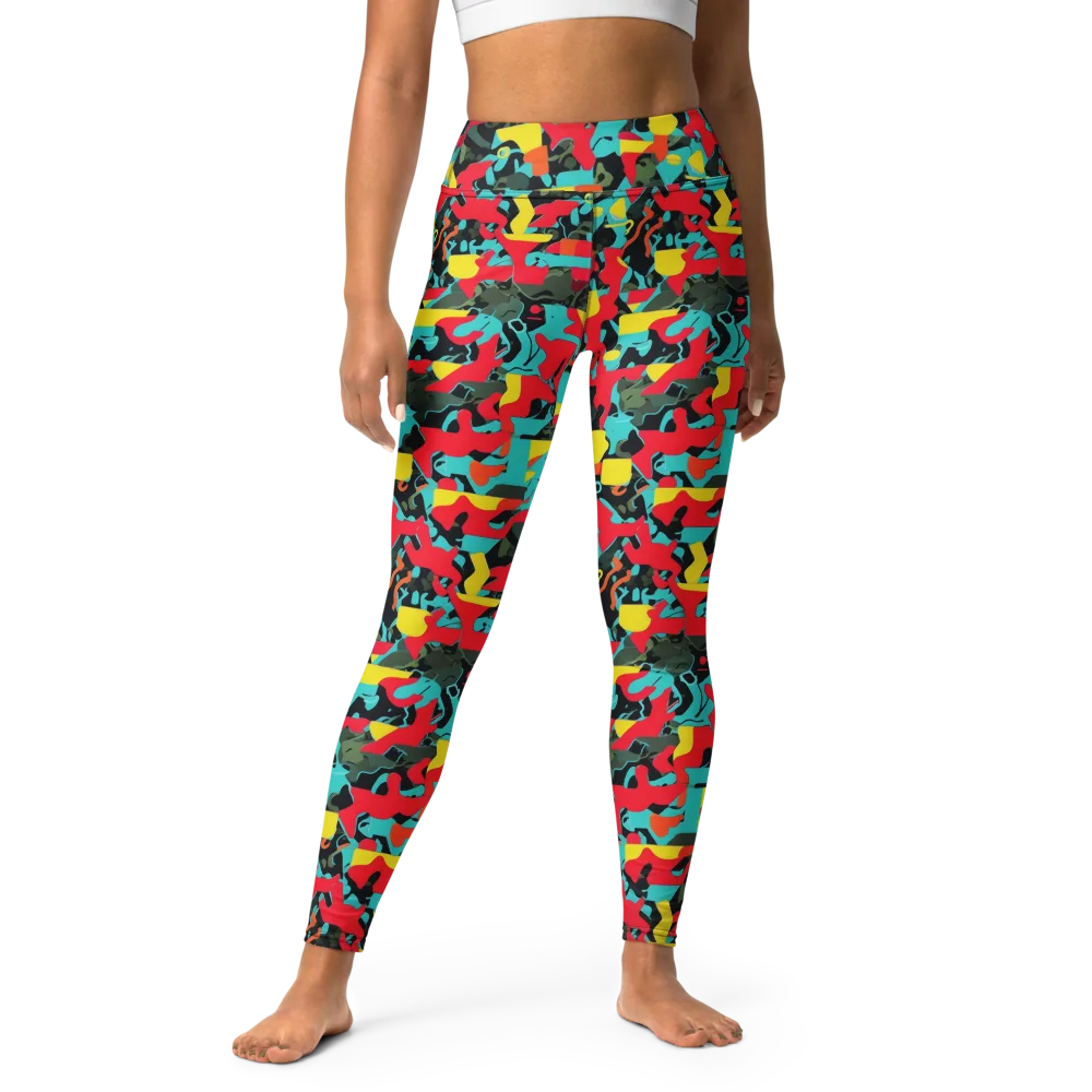 Rebel Botanica on Yoga Leggings — Front