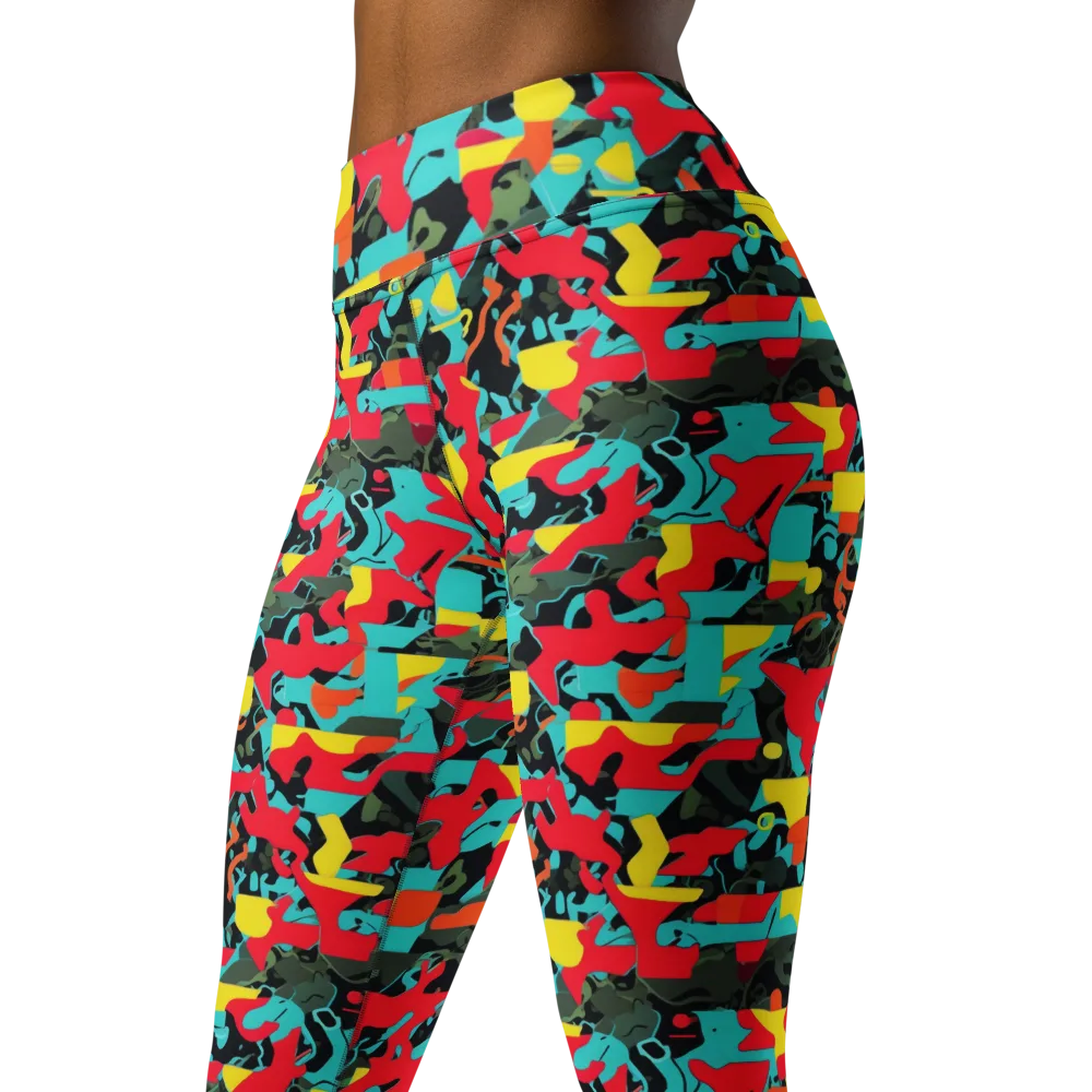 Rebel Botanica on Yoga Leggings — Left Front