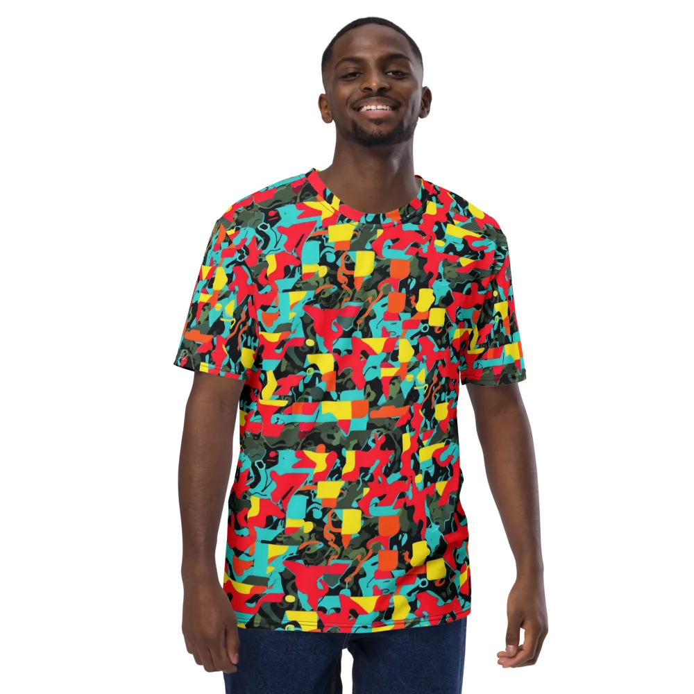 Rebel Botanica on Men's Crew Neck T-Shirt — Front