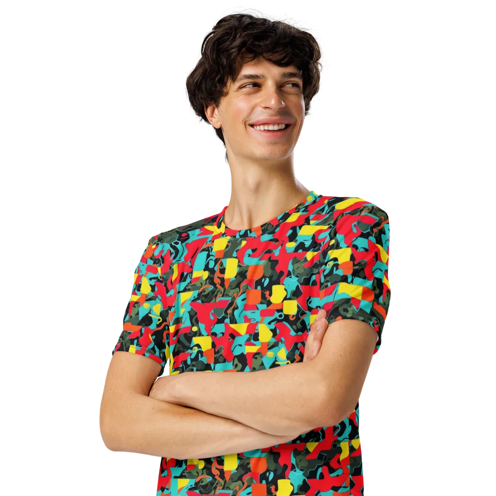 Rebel Botanica on Men's Crew Neck T-Shirt — Left Front