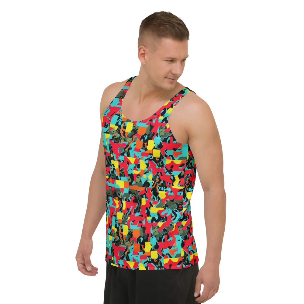 Rebel Botanica on Men's Tank Top — Left Front