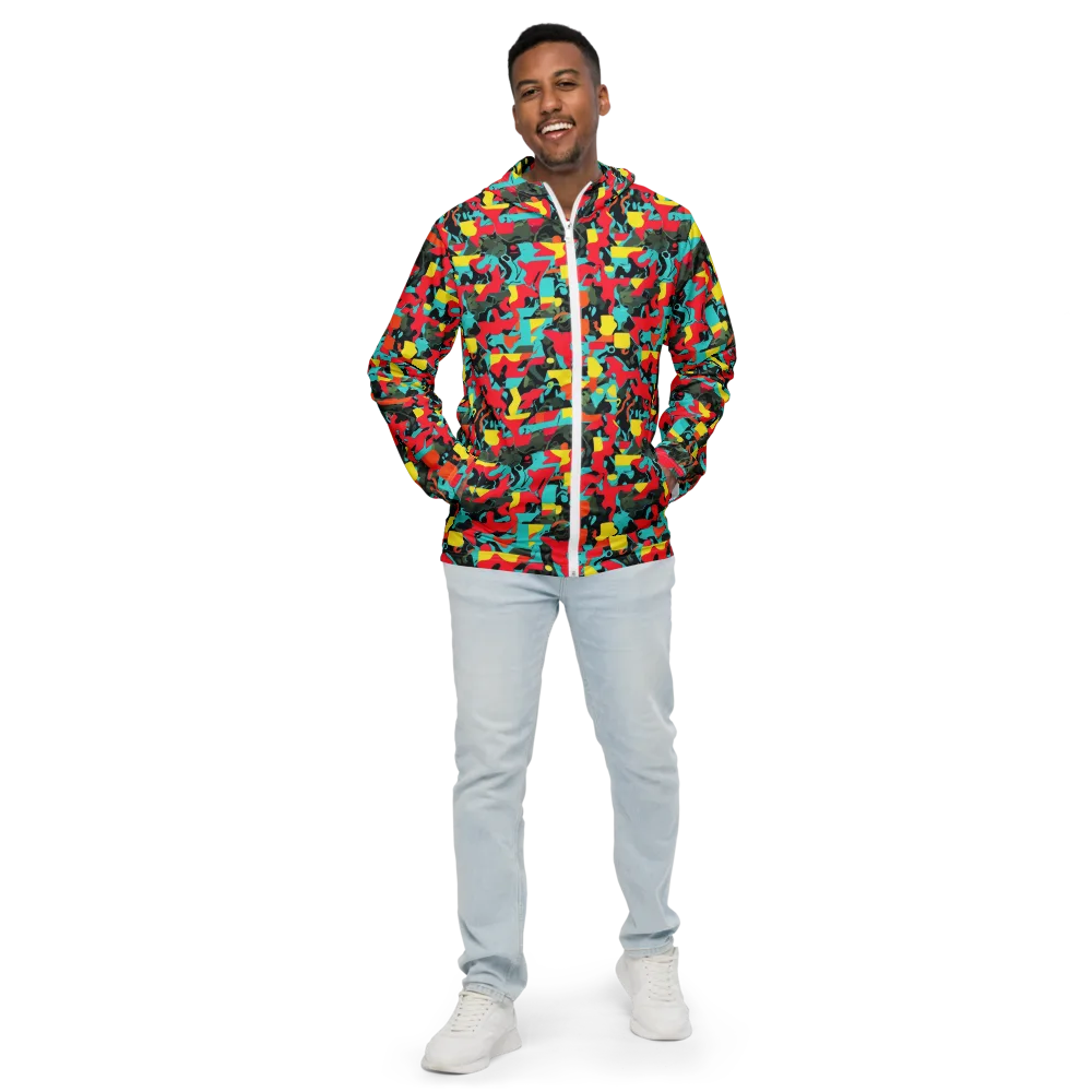 Rebel Botanica on Men's Windbreaker — Front