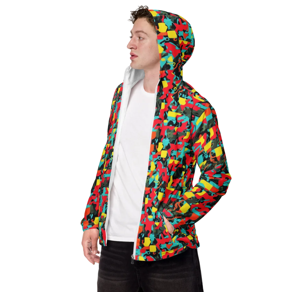 Rebel Botanica on Men's Windbreaker — Left Front