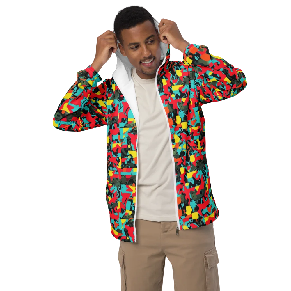 Rebel Botanica on Men's Windbreaker — Front