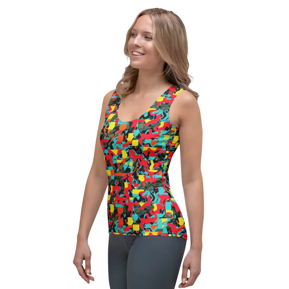 Rebel Botanica on Women's Tank Top — Left Front