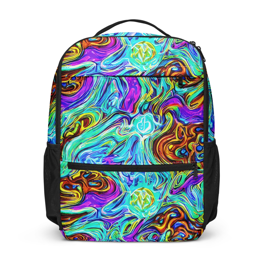 Mystic Iridescence on Utility Backpack — Front