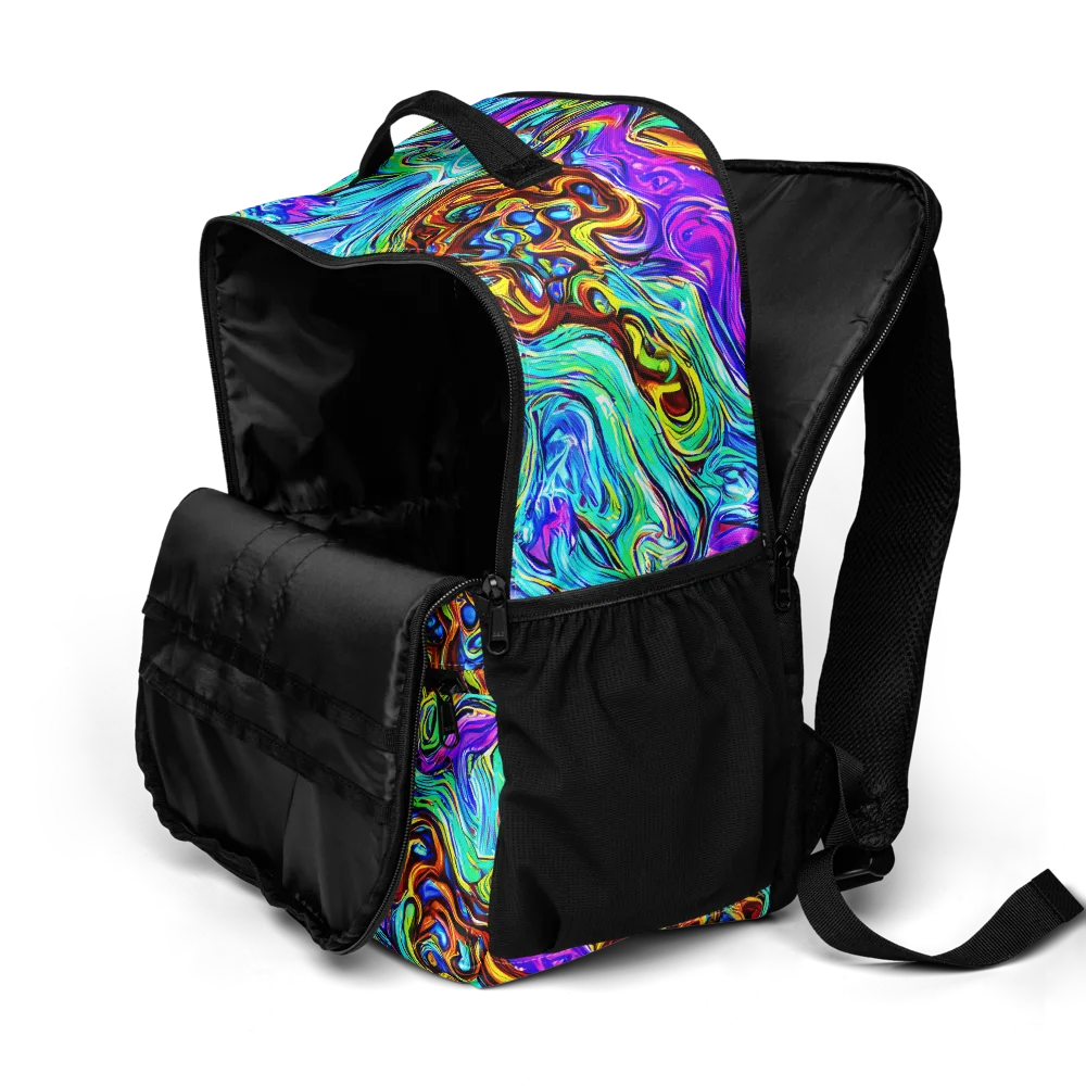 Mystic Iridescence on Utility Backpack — Product details 2