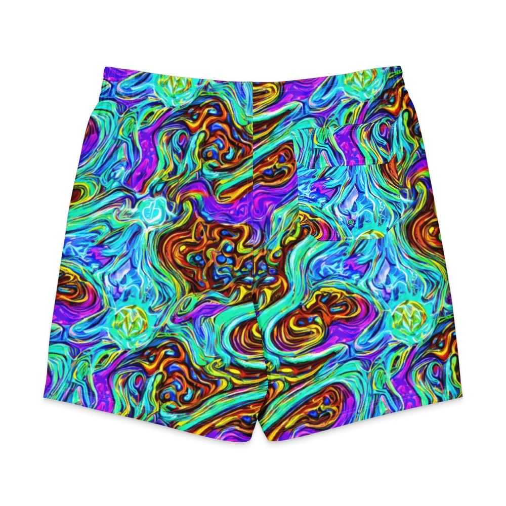 Mystic Iridescence on Men's Board Shorts — Back