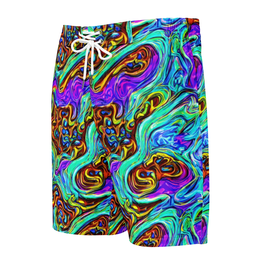 Mystic Iridescence on Men's Board Shorts — Front