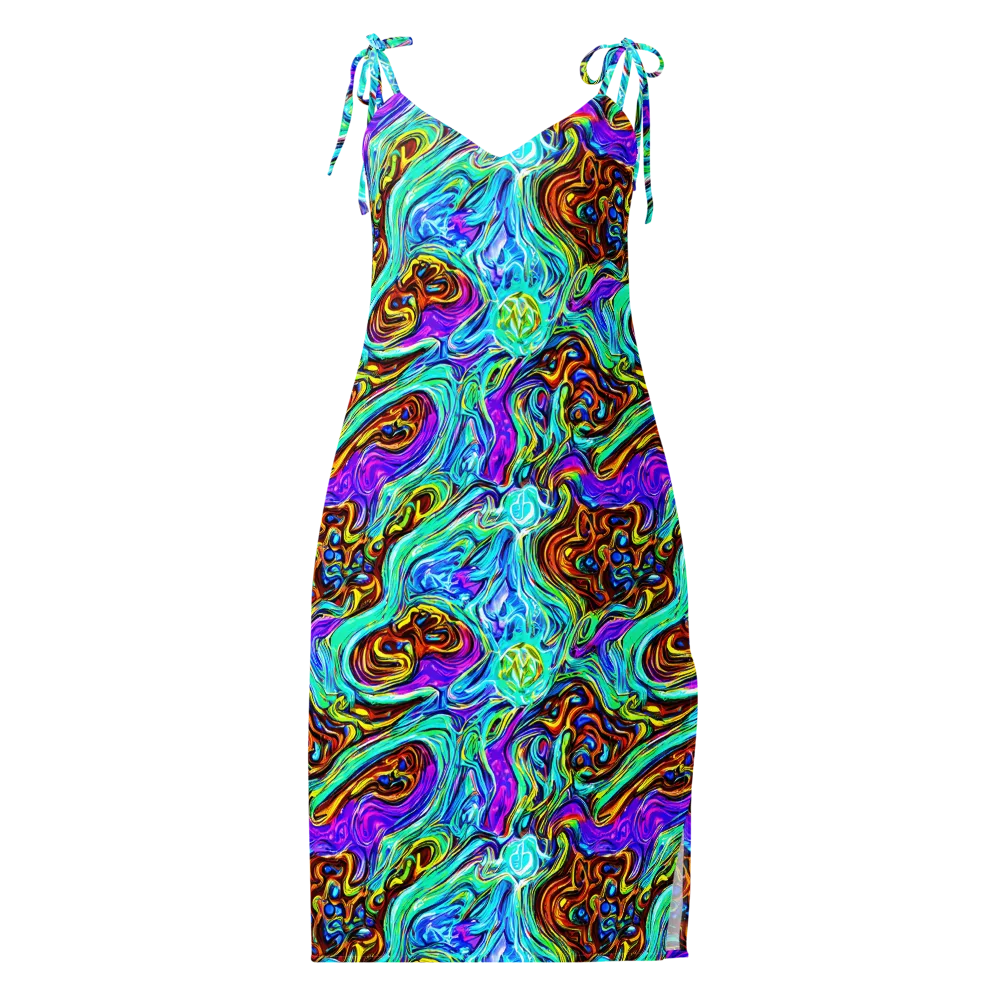 Mystic Iridescence on Slip Dress — Front
