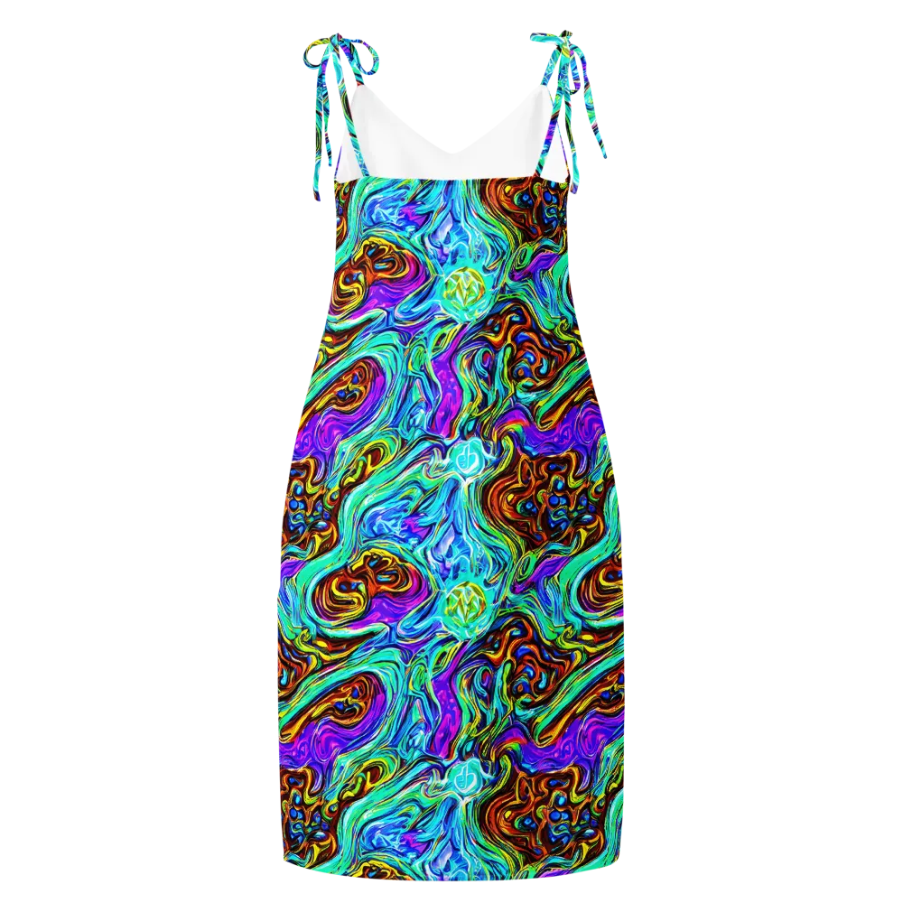 Mystic Iridescence on Slip Dress — Back