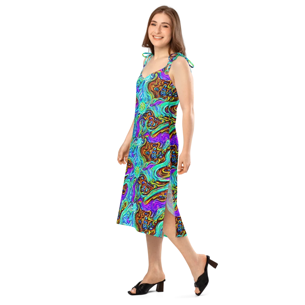 Mystic Iridescence on Slip Dress — Left Front