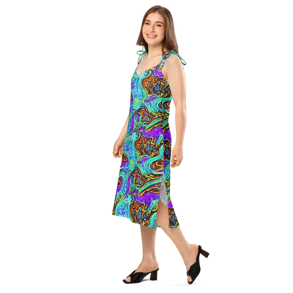 Mystic Iridescence on Slip Dress — Left Front