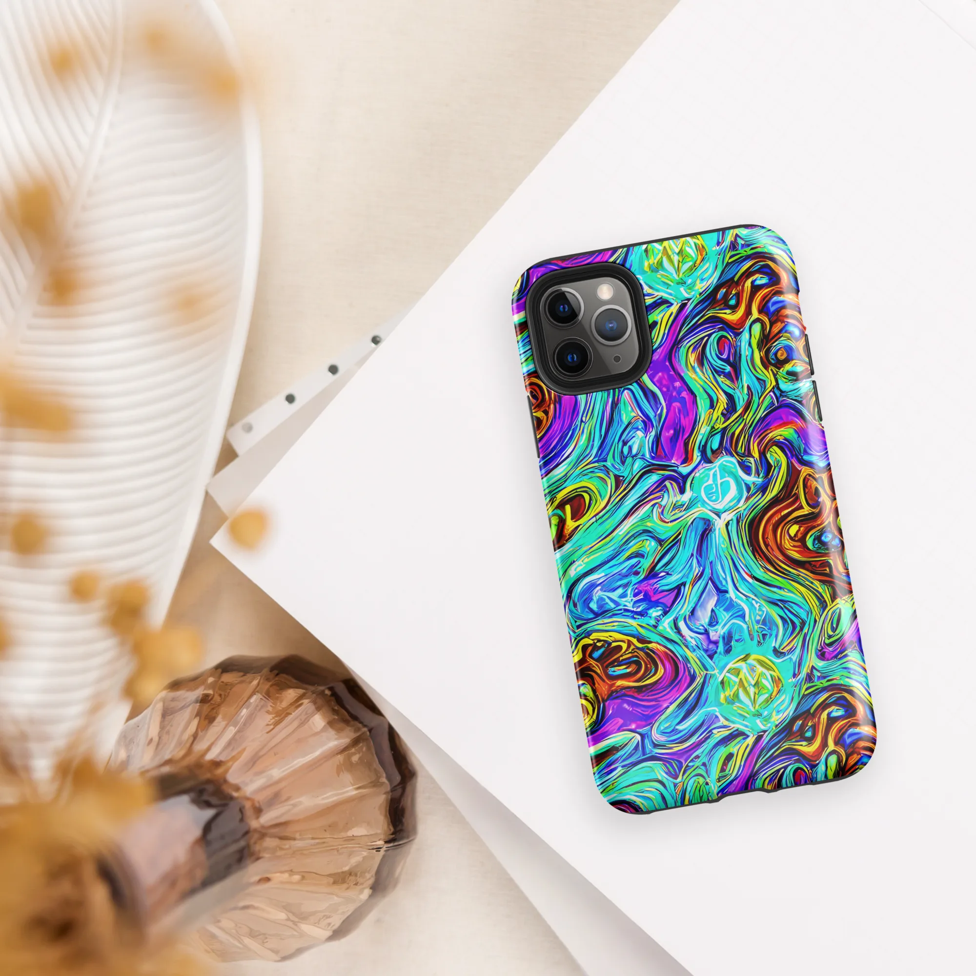 Mystic Iridescence on Tough Case for iPhone® — Front