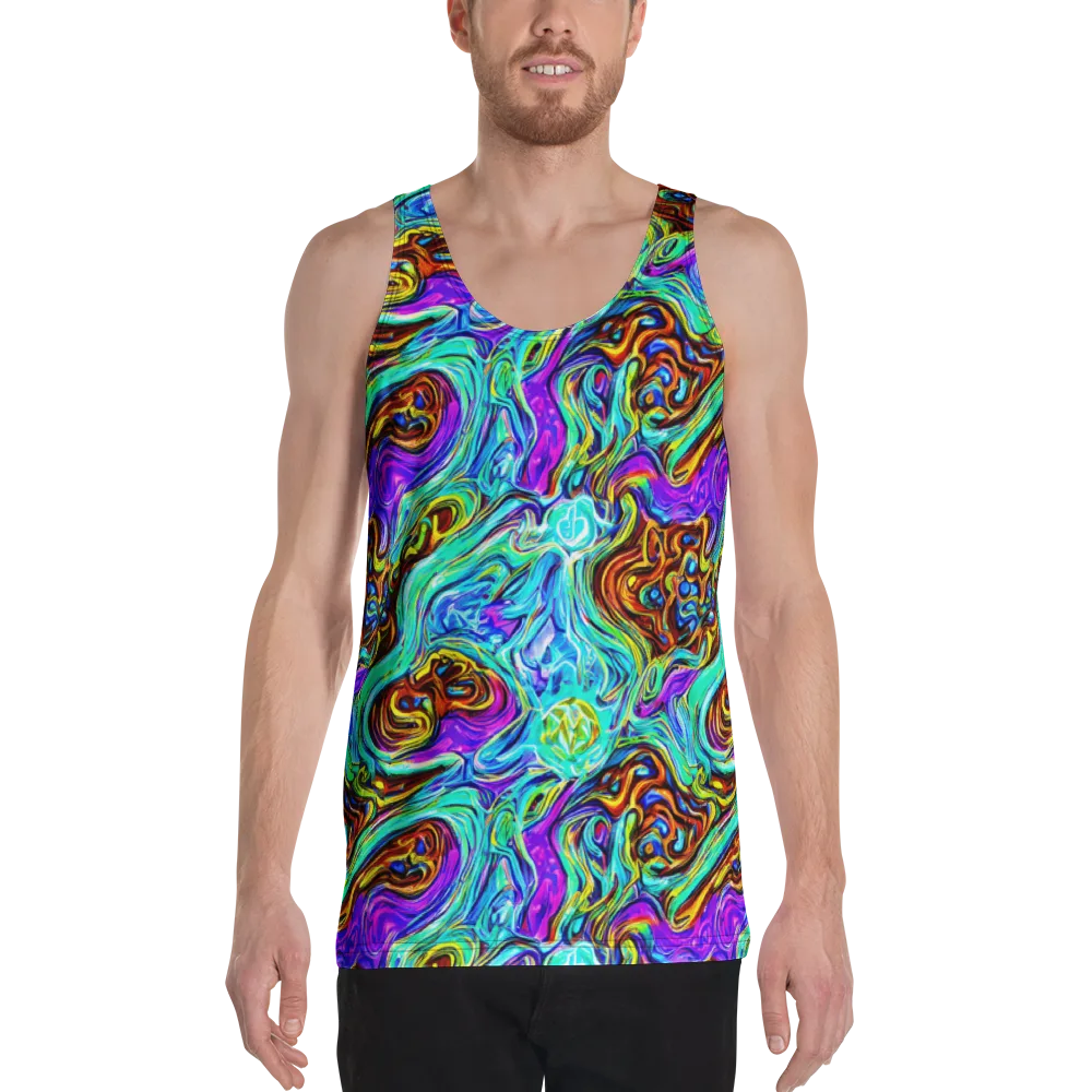 Mystic Iridescence on Men's Tank Top — Front