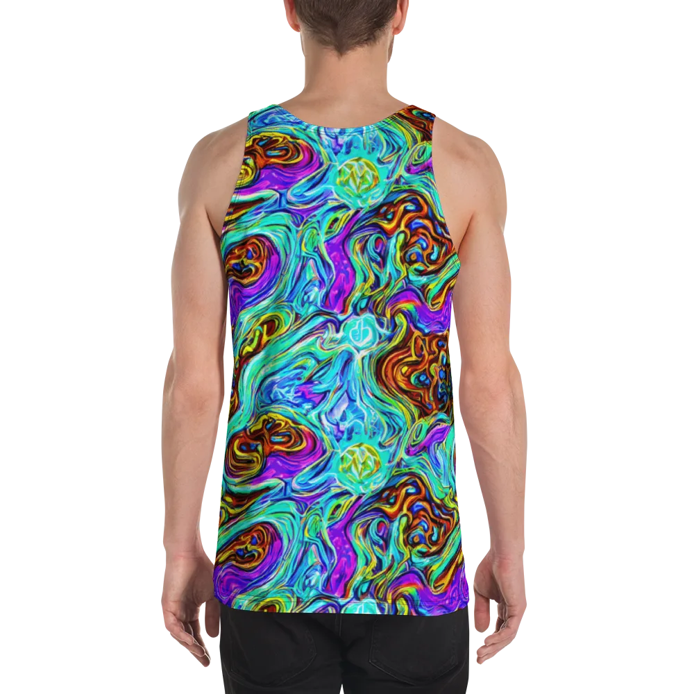 Mystic Iridescence on Men's Tank Top — Back