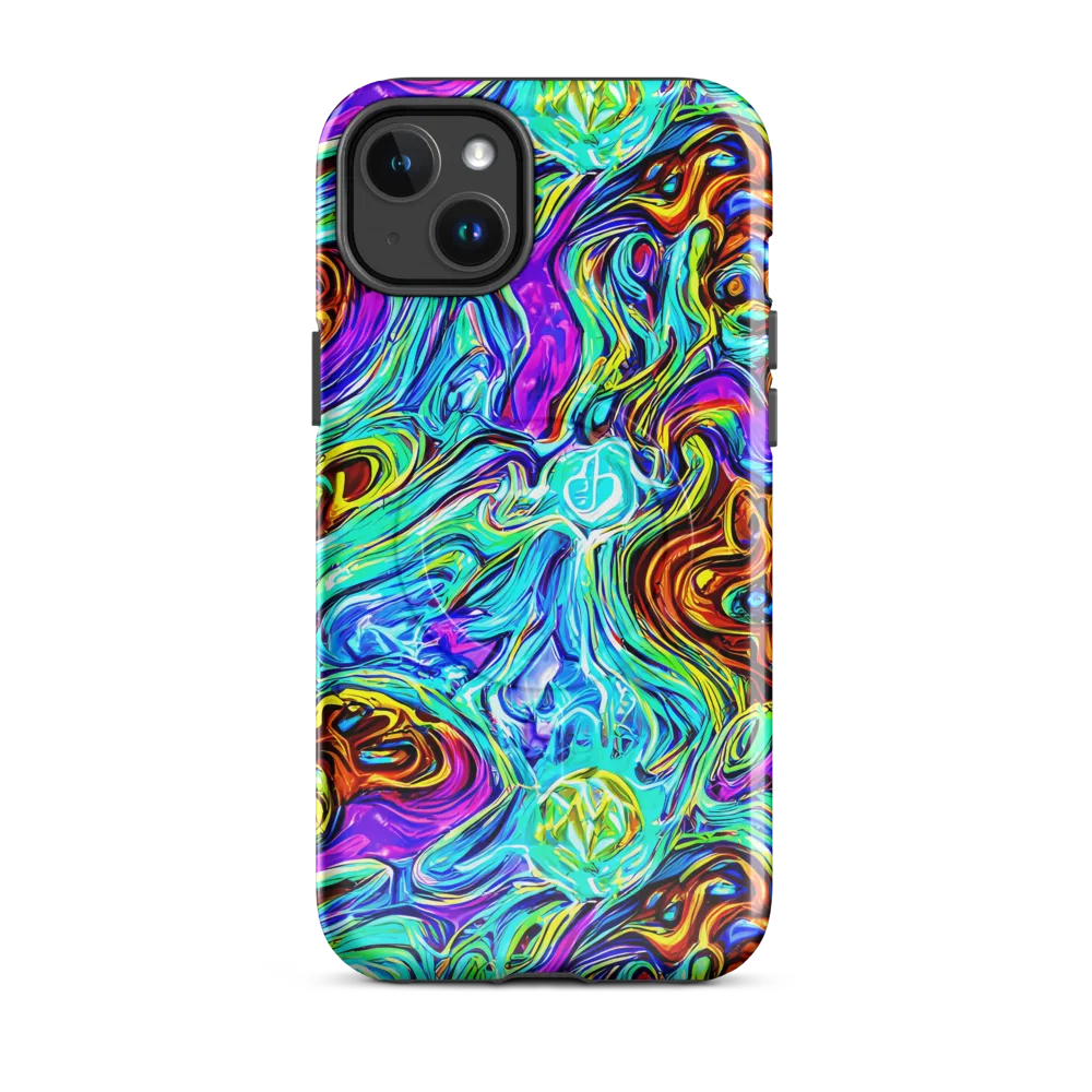 Mystic Iridescence on MagSafe Tough Case for iPhone® — Front