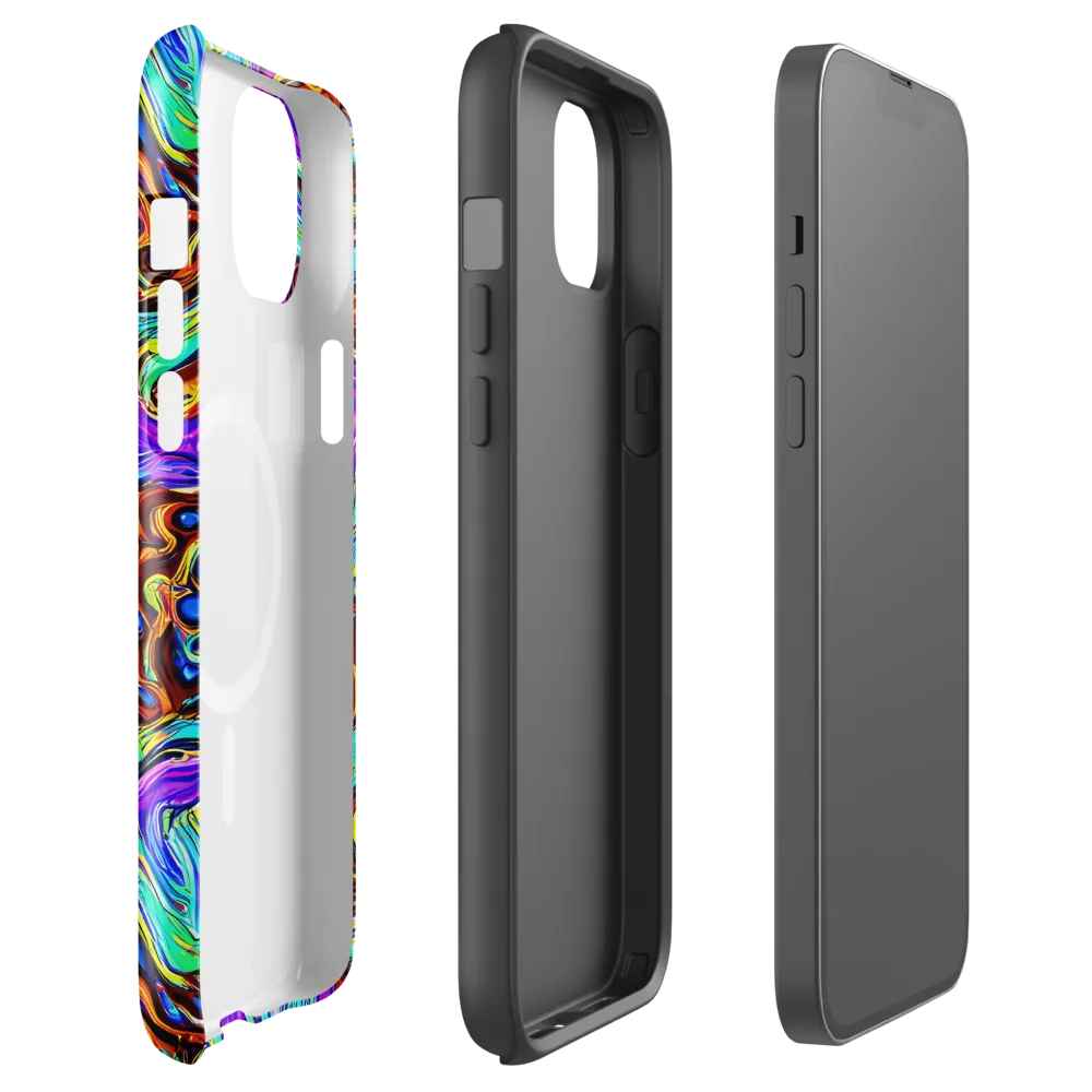 Mystic Iridescence on MagSafe Tough Case for iPhone® — Front