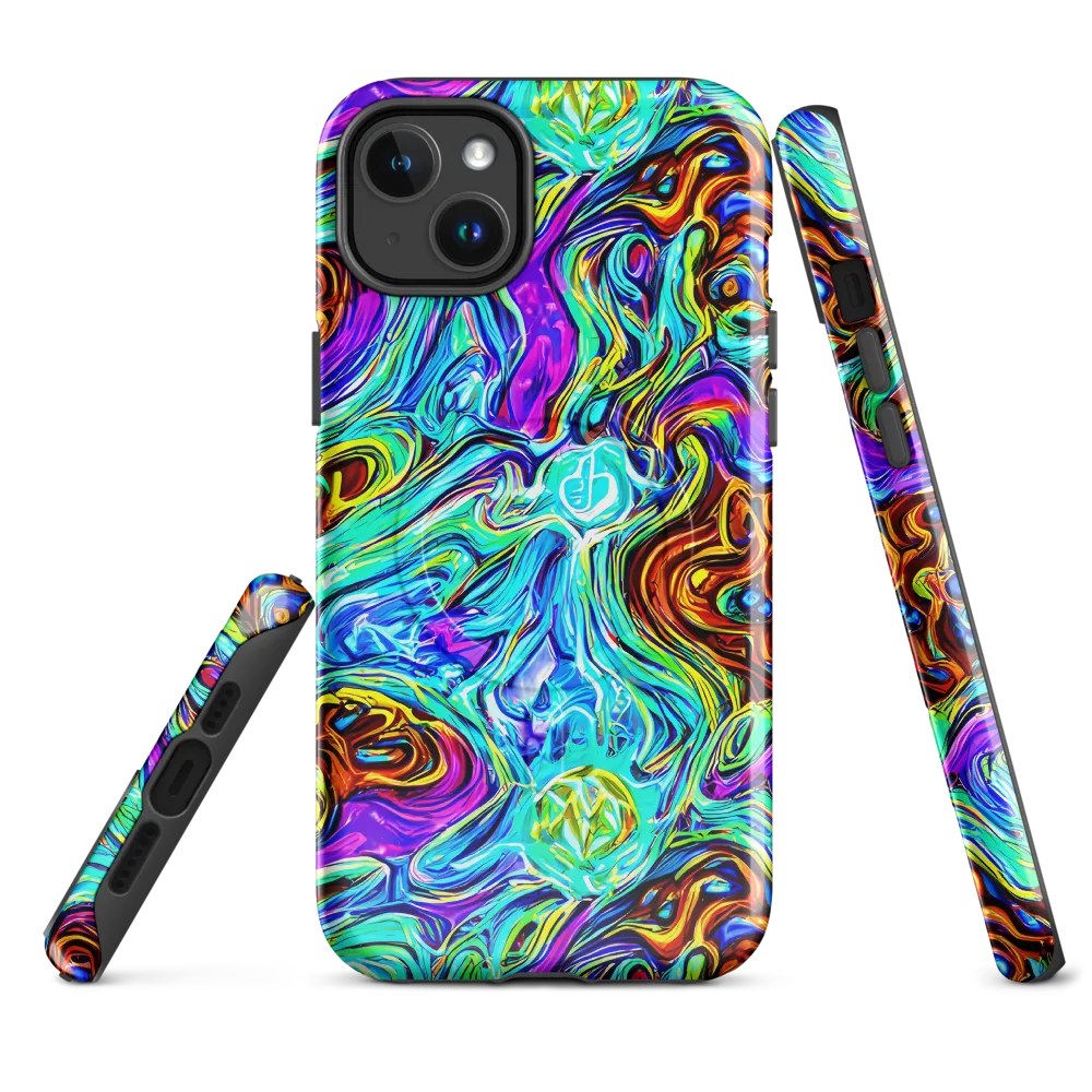 Mystic Iridescence on MagSafe Tough Case for iPhone® — Front