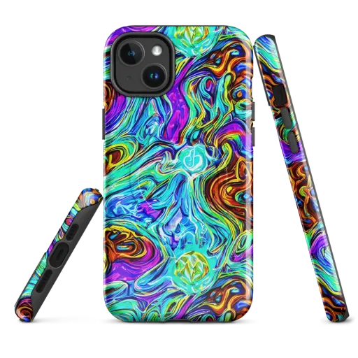Mystic Iridescence on a MagSafe Tough Case for iPhone®