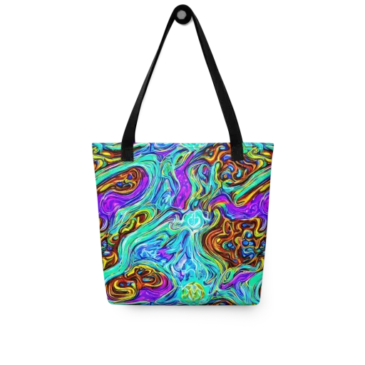 Mystic Iridescence on a Tote Bag