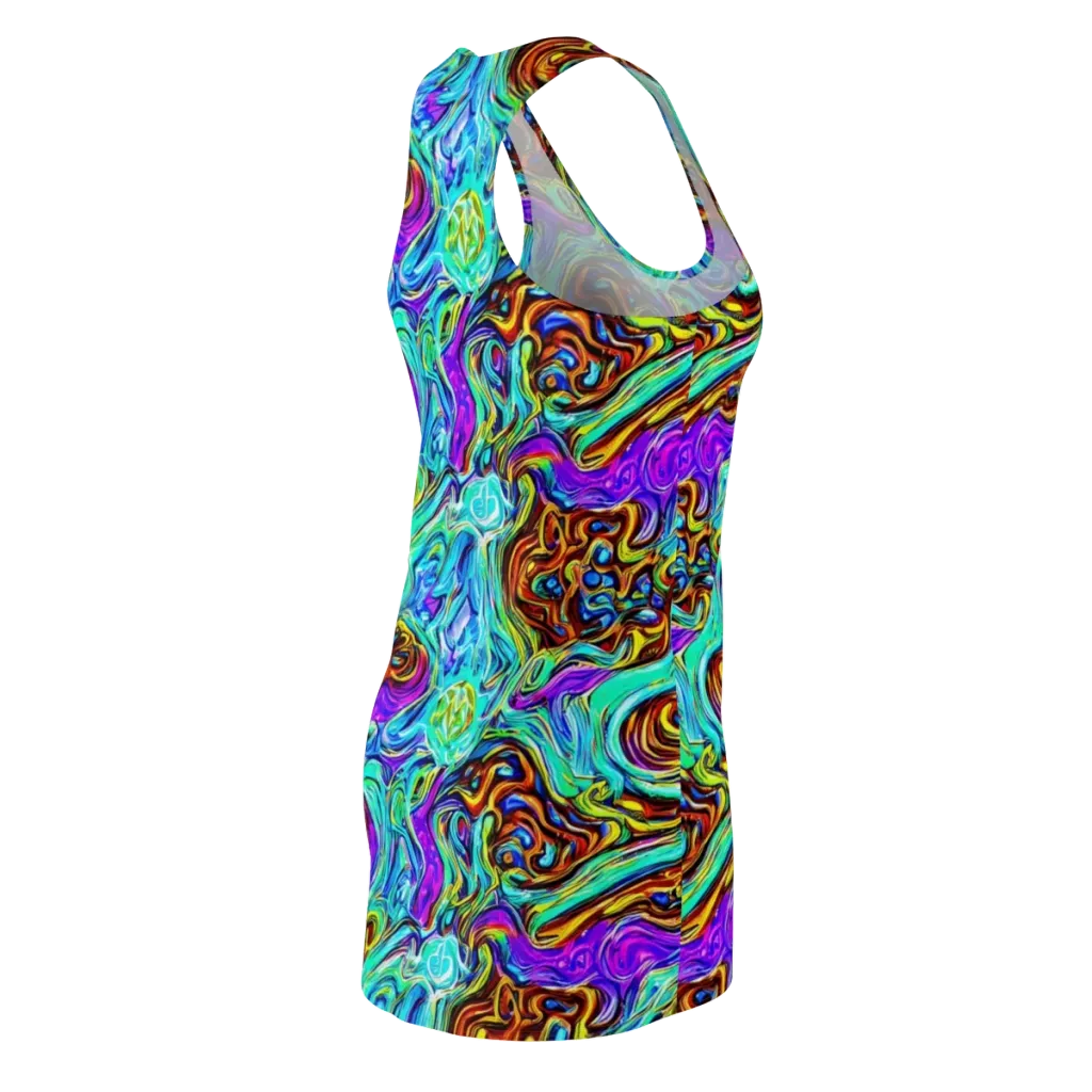 Mystic Iridescence on Racerback Dress — Back Side