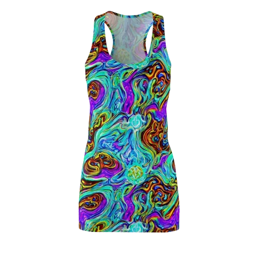 Mystic Iridescence on a Racerback Dress