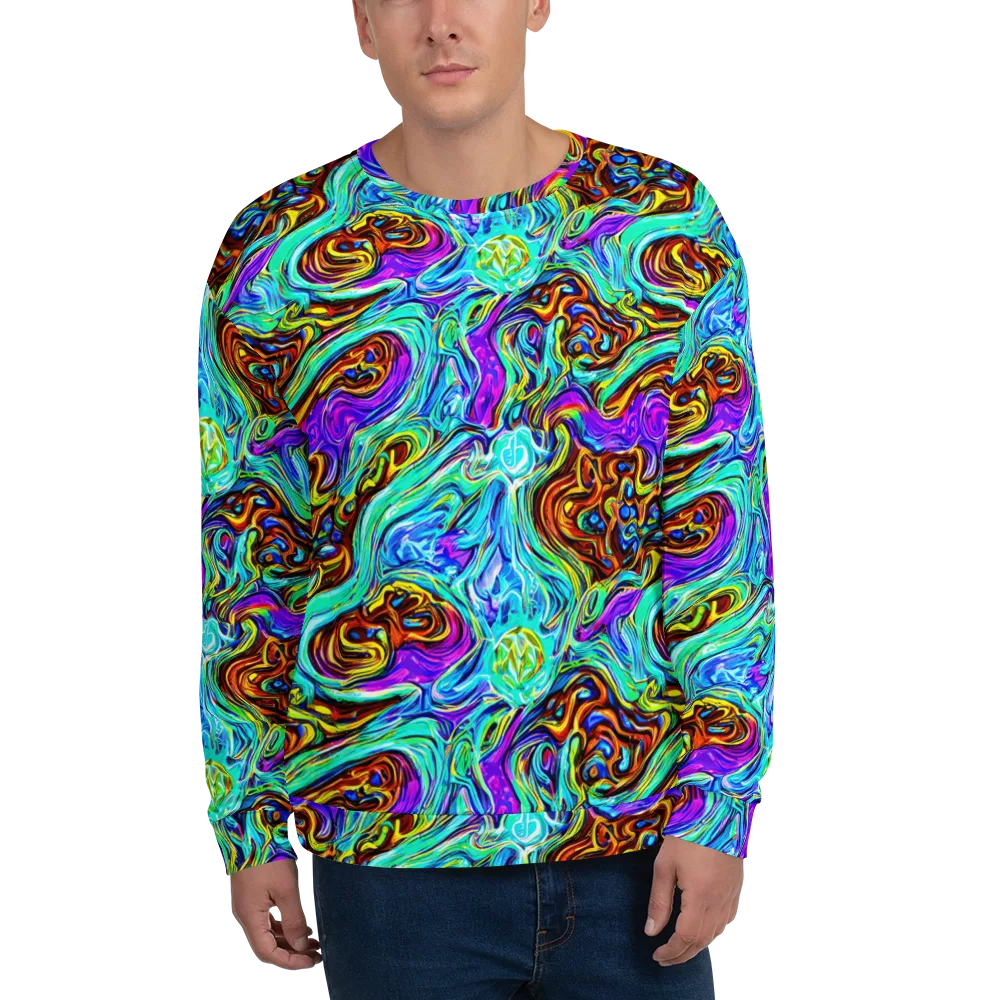 Mystic Iridescence on Sweatshirt — Front