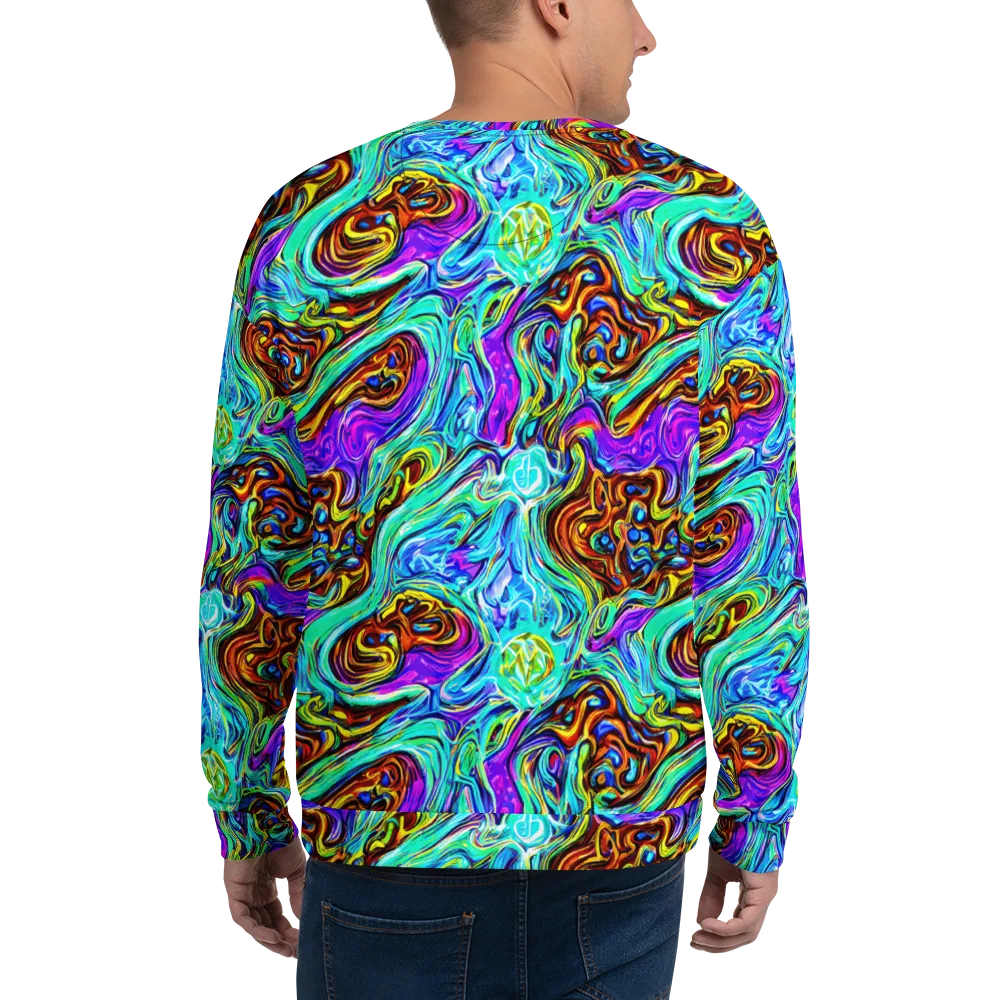 Mystic Iridescence on Sweatshirt — Back