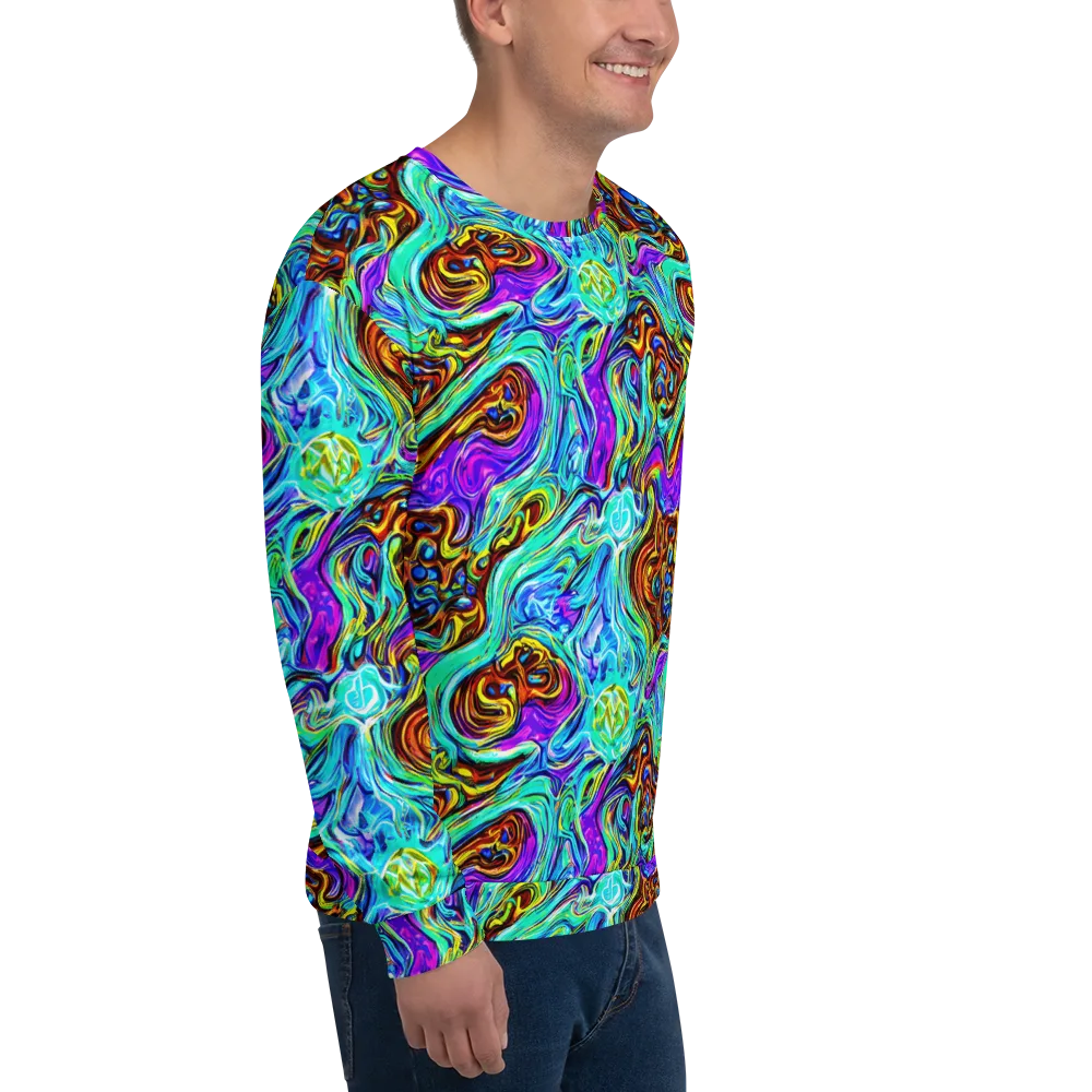 Mystic Iridescence on Sweatshirt — Right Front