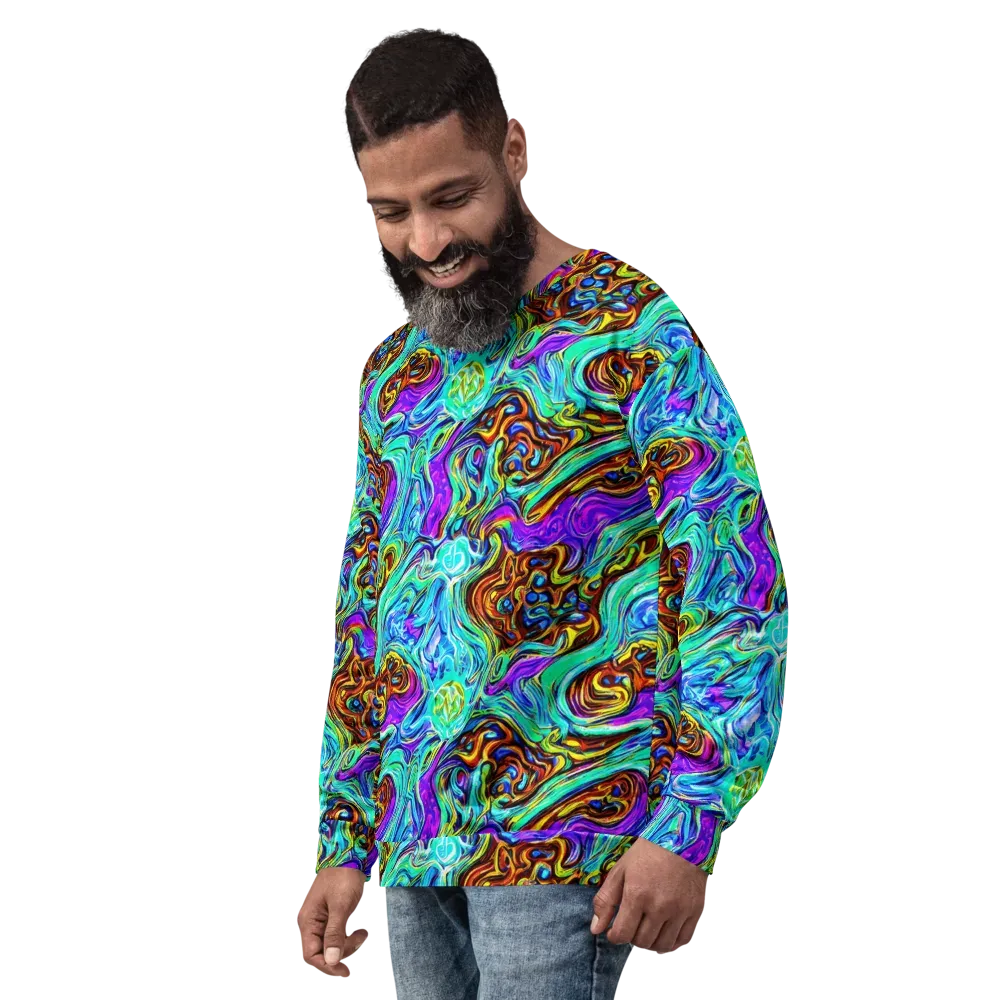 Mystic Iridescence on Sweatshirt — Left Front