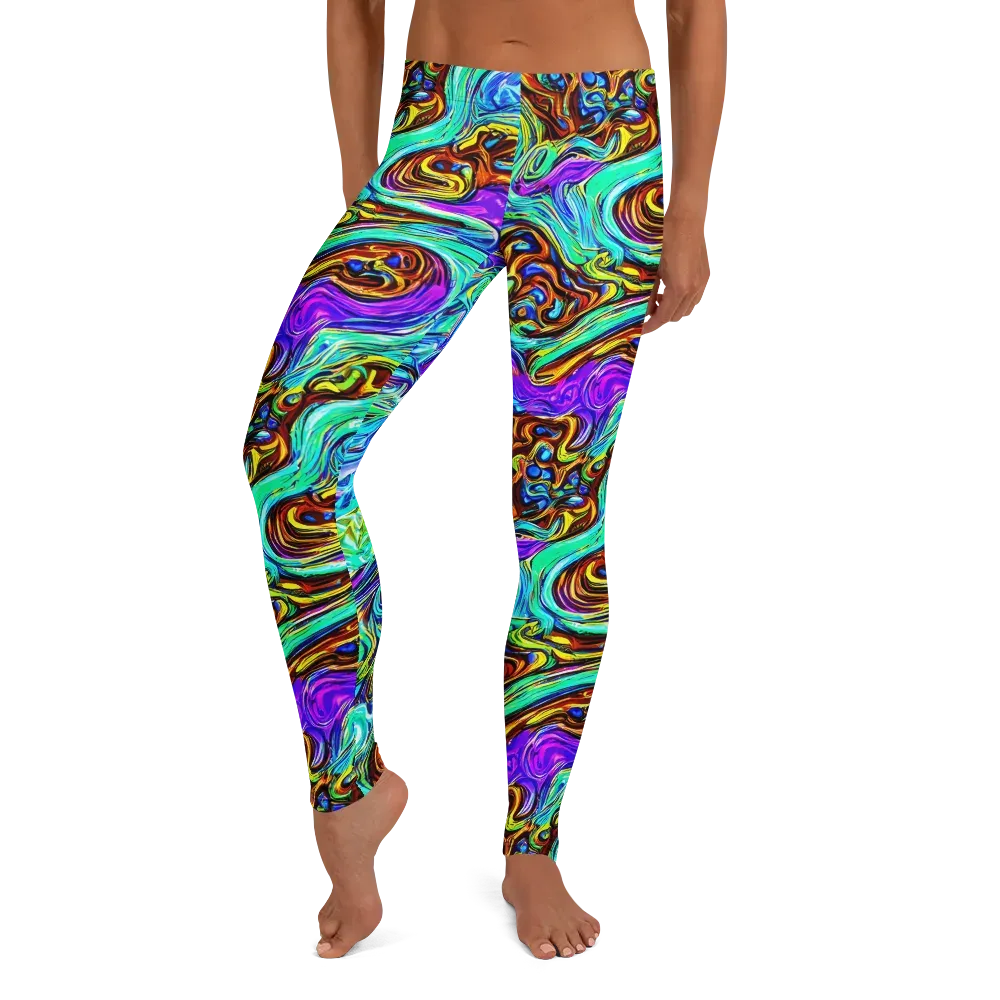 Mystic Iridescence on Leggings — Front
